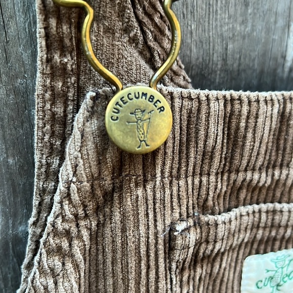 Vintage Cutecumber Toddler Corderoy Overalls - Picture 3 of 4